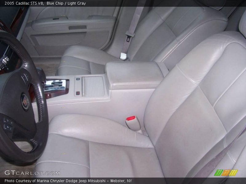 Blue Chip / Light Gray 2005 Cadillac STS V8