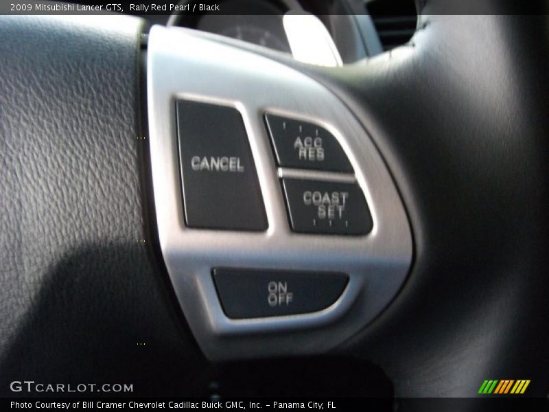 Rally Red Pearl / Black 2009 Mitsubishi Lancer GTS