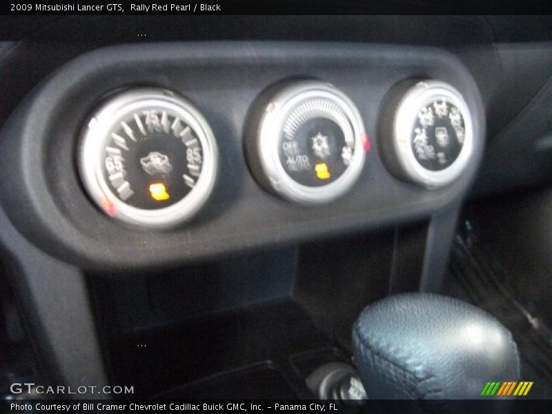 Rally Red Pearl / Black 2009 Mitsubishi Lancer GTS