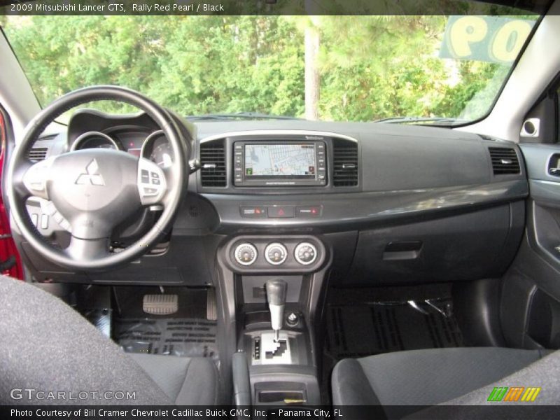 Rally Red Pearl / Black 2009 Mitsubishi Lancer GTS