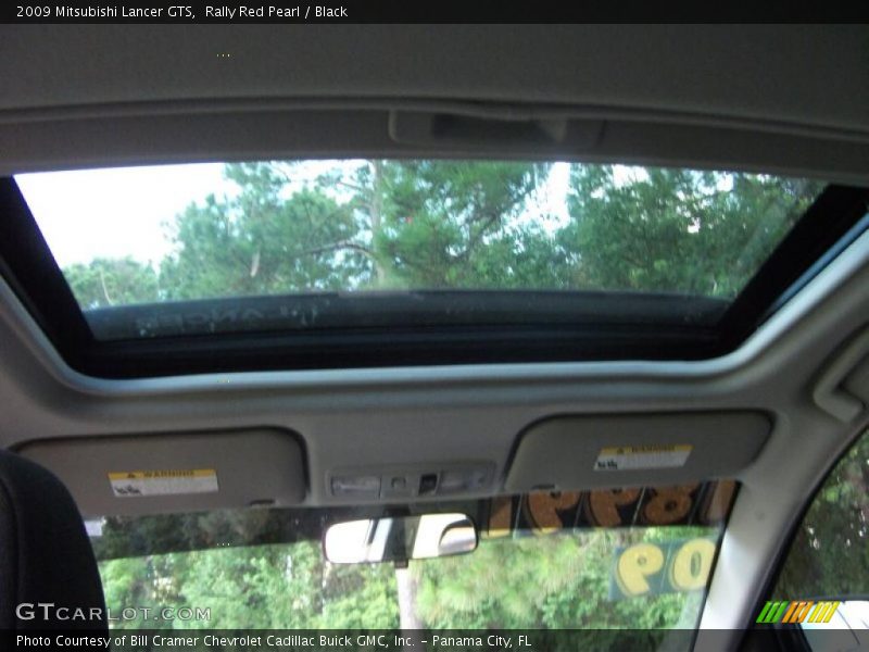 Rally Red Pearl / Black 2009 Mitsubishi Lancer GTS