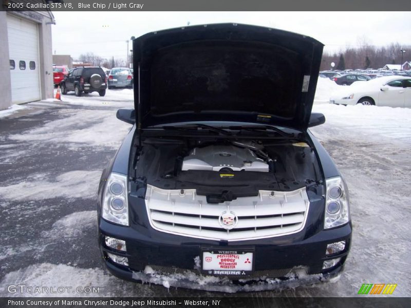 Blue Chip / Light Gray 2005 Cadillac STS V8