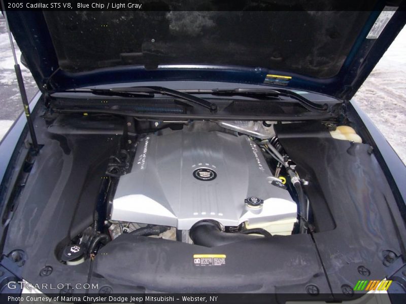 Blue Chip / Light Gray 2005 Cadillac STS V8