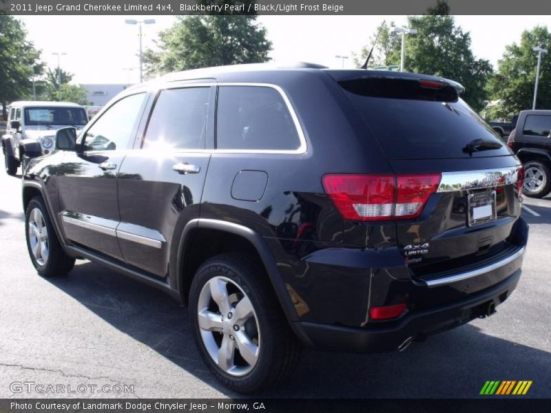 Blackberry Pearl / Black/Light Frost Beige 2011 Jeep Grand Cherokee Limited 4x4