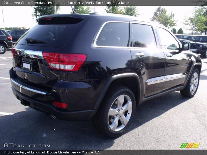 Blackberry Pearl / Black/Light Frost Beige 2011 Jeep Grand Cherokee Limited 4x4