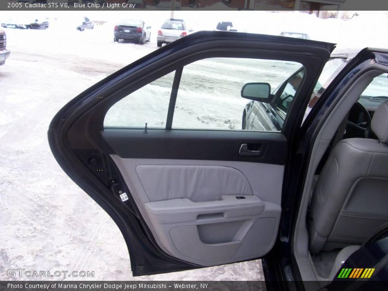 Blue Chip / Light Gray 2005 Cadillac STS V8