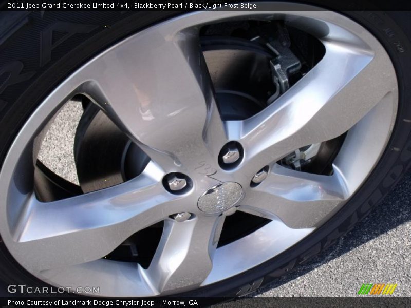 Blackberry Pearl / Black/Light Frost Beige 2011 Jeep Grand Cherokee Limited 4x4