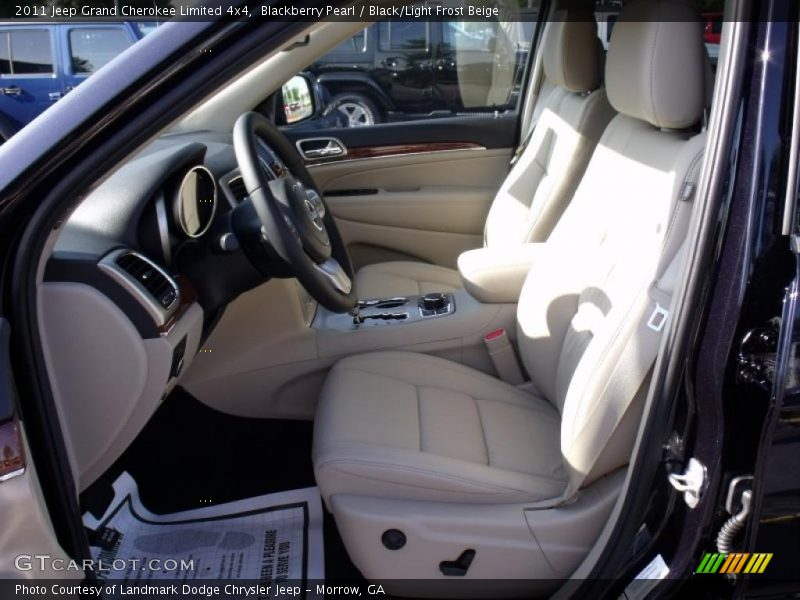 Blackberry Pearl / Black/Light Frost Beige 2011 Jeep Grand Cherokee Limited 4x4