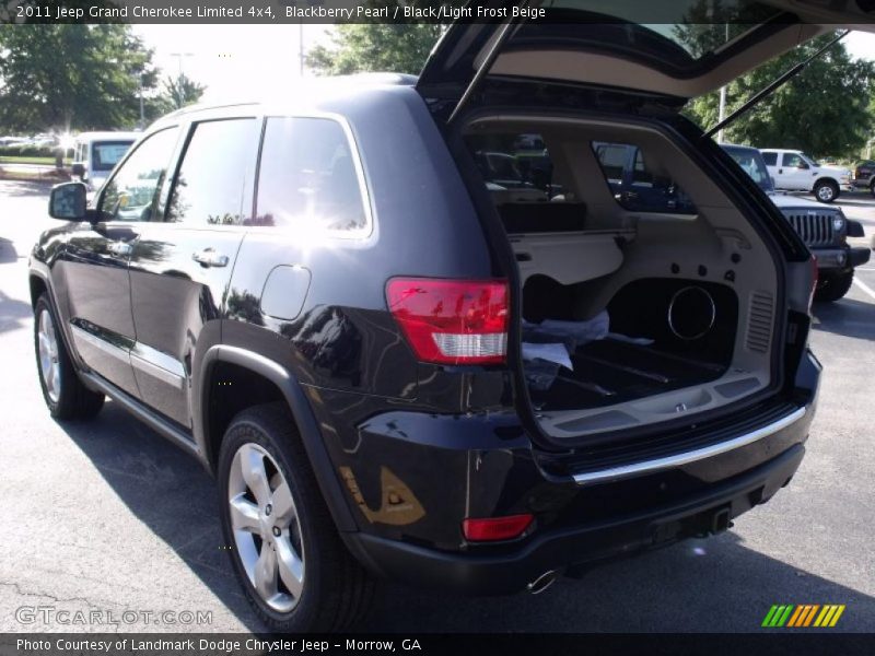 Blackberry Pearl / Black/Light Frost Beige 2011 Jeep Grand Cherokee Limited 4x4