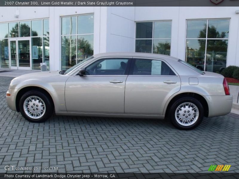 Linen Gold Metallic / Dark Slate Gray/Light Graystone 2007 Chrysler 300