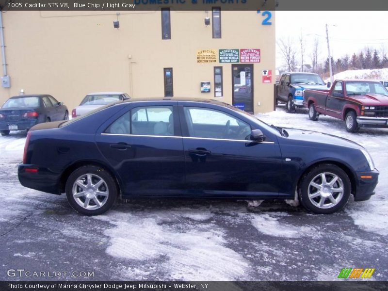 Blue Chip / Light Gray 2005 Cadillac STS V8