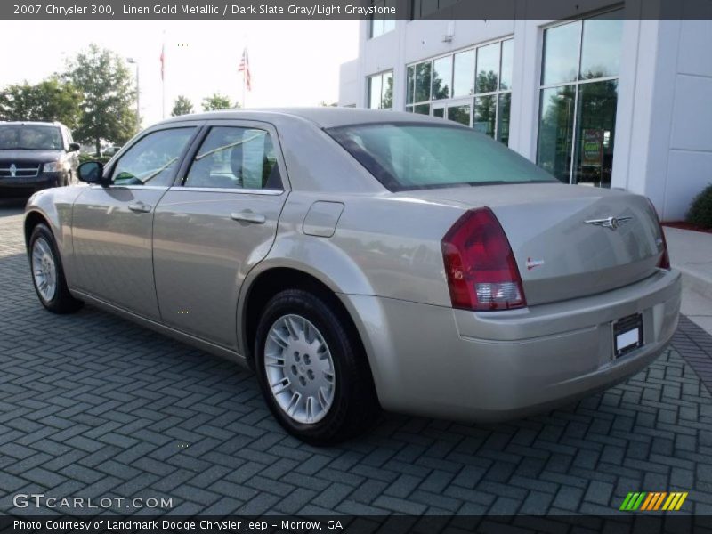 Linen Gold Metallic / Dark Slate Gray/Light Graystone 2007 Chrysler 300