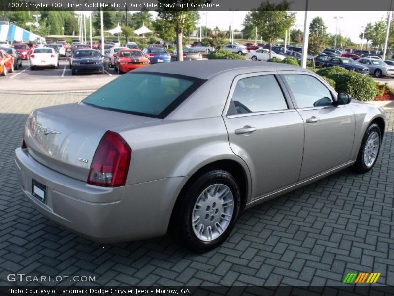 Linen Gold Metallic / Dark Slate Gray/Light Graystone 2007 Chrysler 300