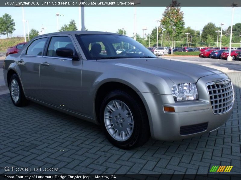 Linen Gold Metallic / Dark Slate Gray/Light Graystone 2007 Chrysler 300