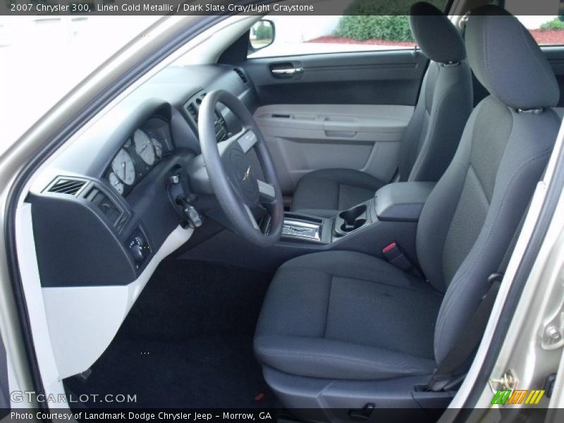 Linen Gold Metallic / Dark Slate Gray/Light Graystone 2007 Chrysler 300