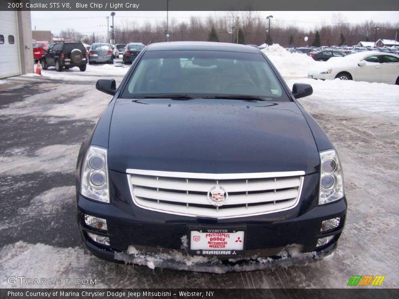 Blue Chip / Light Gray 2005 Cadillac STS V8