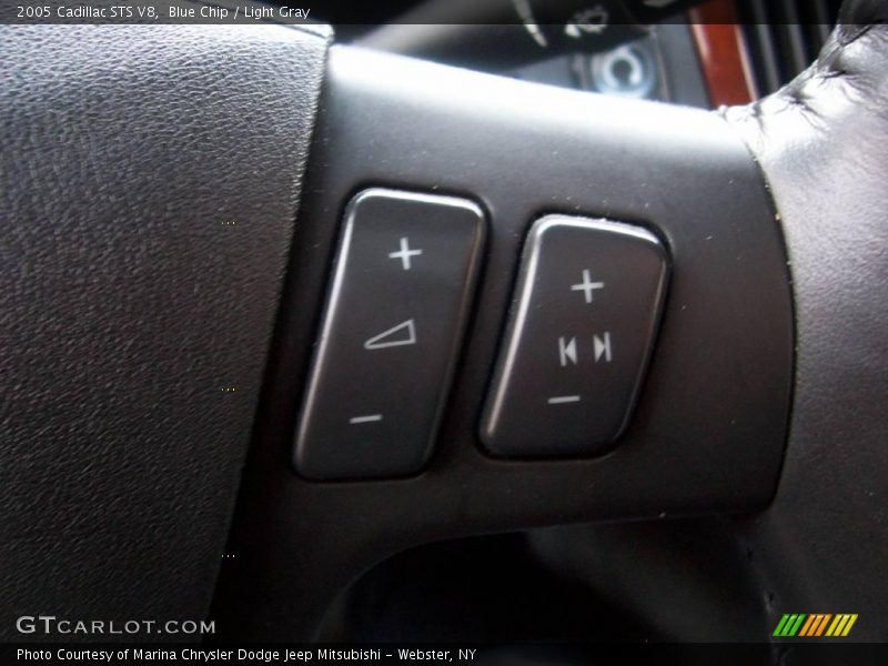 Blue Chip / Light Gray 2005 Cadillac STS V8