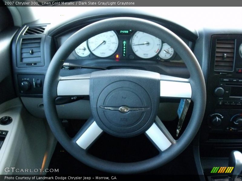 Linen Gold Metallic / Dark Slate Gray/Light Graystone 2007 Chrysler 300