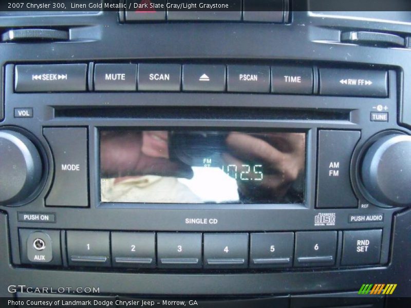 Linen Gold Metallic / Dark Slate Gray/Light Graystone 2007 Chrysler 300