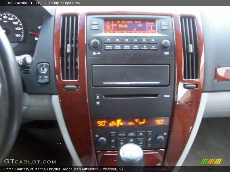 Blue Chip / Light Gray 2005 Cadillac STS V8