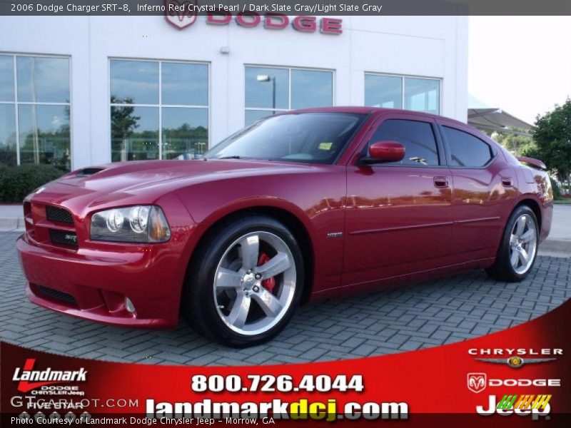 Inferno Red Crystal Pearl / Dark Slate Gray/Light Slate Gray 2006 Dodge Charger SRT-8
