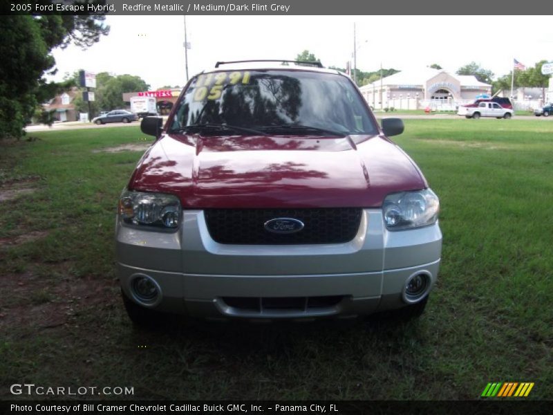 Redfire Metallic / Medium/Dark Flint Grey 2005 Ford Escape Hybrid