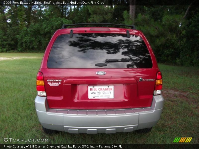 Redfire Metallic / Medium/Dark Flint Grey 2005 Ford Escape Hybrid