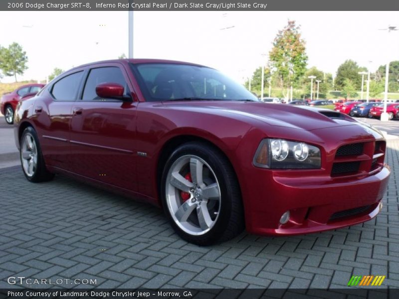 Inferno Red Crystal Pearl / Dark Slate Gray/Light Slate Gray 2006 Dodge Charger SRT-8