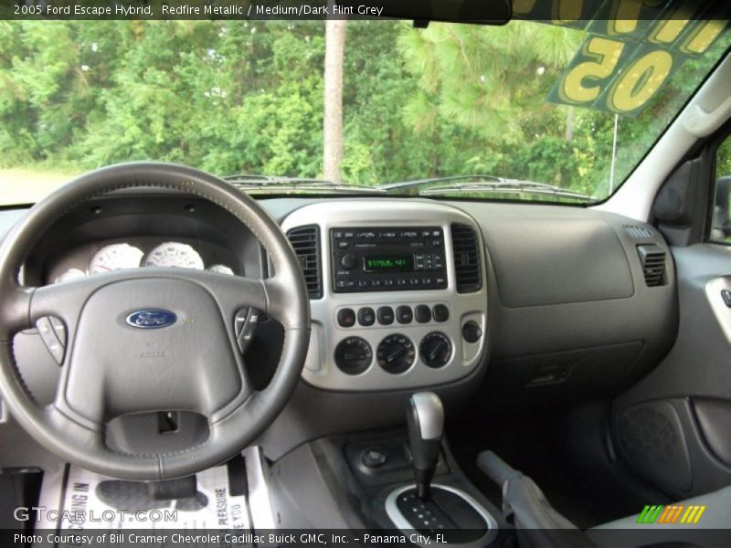 Redfire Metallic / Medium/Dark Flint Grey 2005 Ford Escape Hybrid