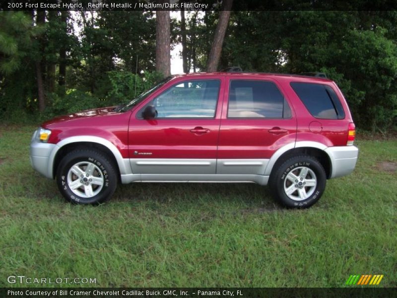Redfire Metallic / Medium/Dark Flint Grey 2005 Ford Escape Hybrid
