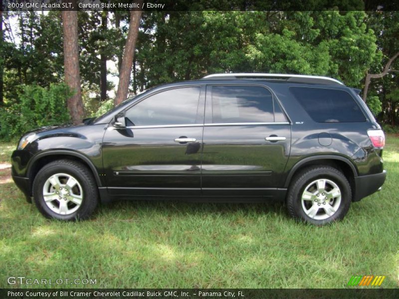 Carbon Black Metallic / Ebony 2009 GMC Acadia SLT