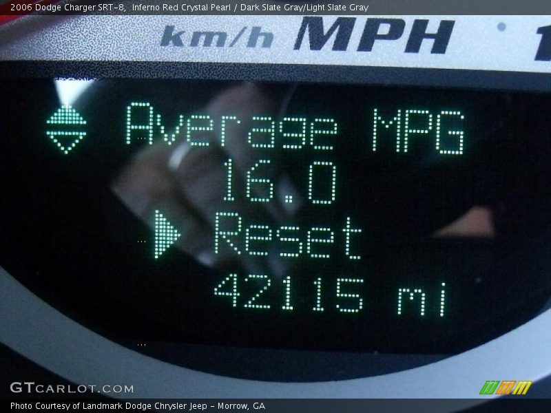 Inferno Red Crystal Pearl / Dark Slate Gray/Light Slate Gray 2006 Dodge Charger SRT-8