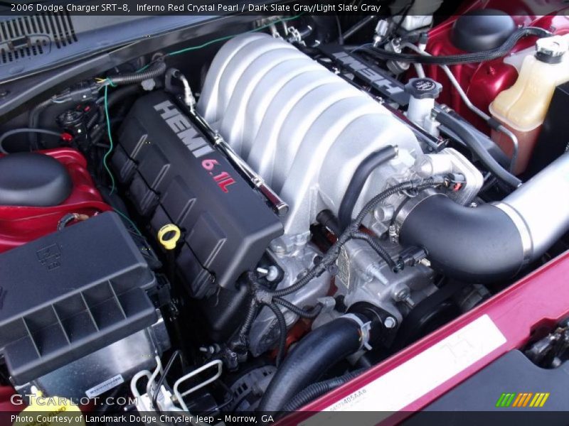 Inferno Red Crystal Pearl / Dark Slate Gray/Light Slate Gray 2006 Dodge Charger SRT-8