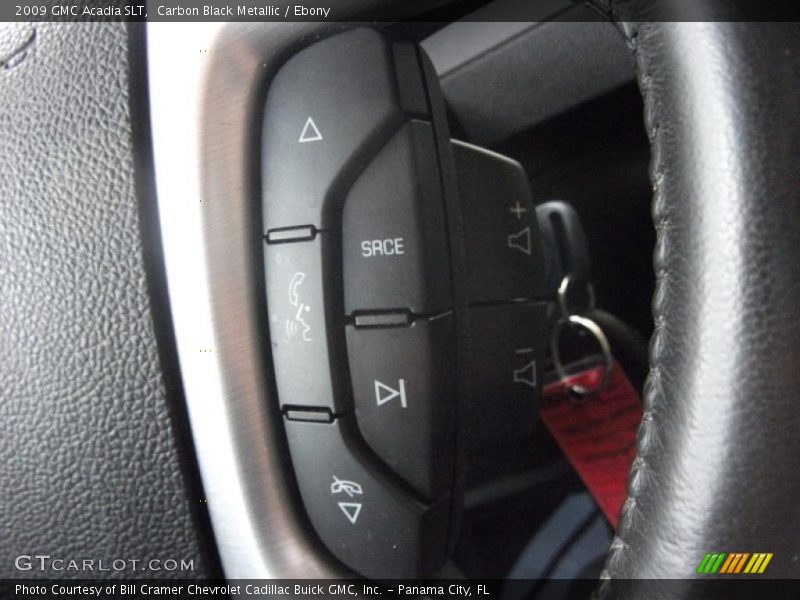 Carbon Black Metallic / Ebony 2009 GMC Acadia SLT