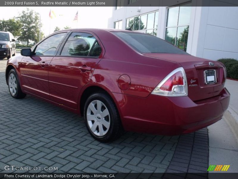 Redfire Metallic / Medium Light Stone 2009 Ford Fusion S