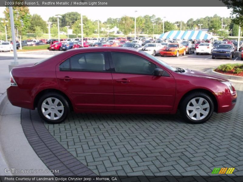 Redfire Metallic / Medium Light Stone 2009 Ford Fusion S