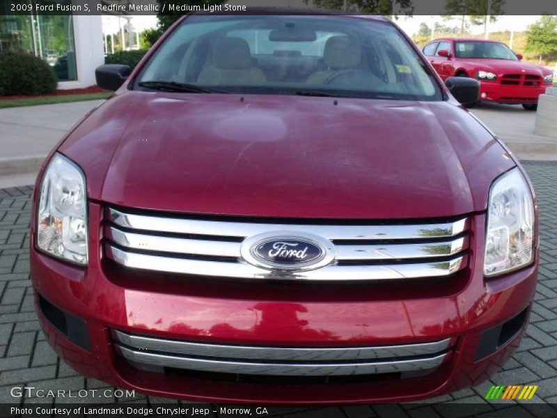 Redfire Metallic / Medium Light Stone 2009 Ford Fusion S