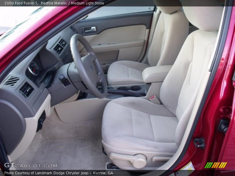 Redfire Metallic / Medium Light Stone 2009 Ford Fusion S