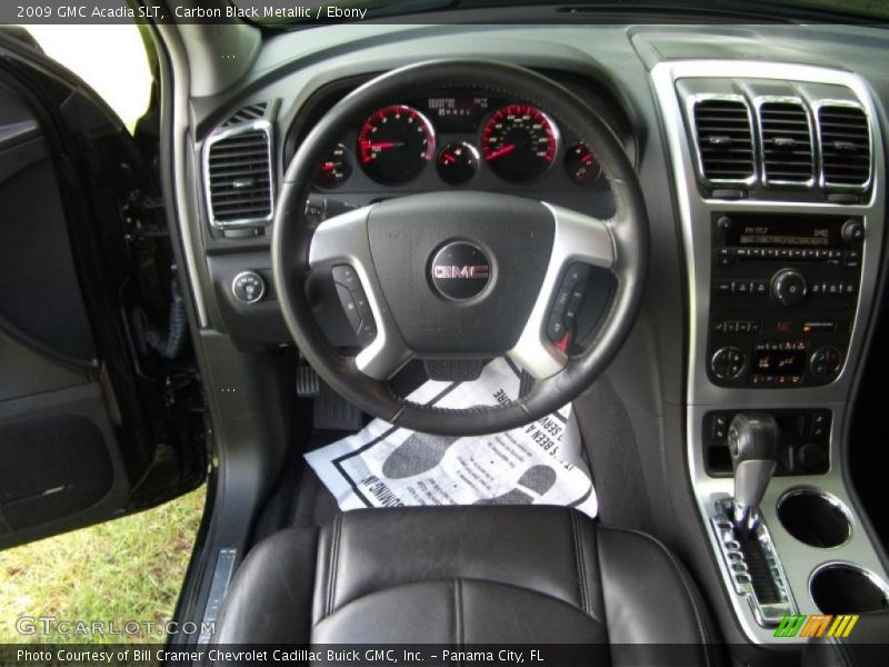 Carbon Black Metallic / Ebony 2009 GMC Acadia SLT