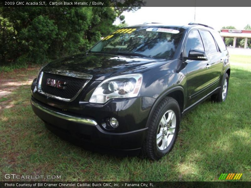 Carbon Black Metallic / Ebony 2009 GMC Acadia SLT