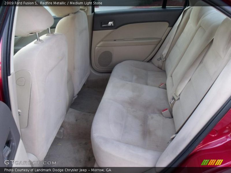 Redfire Metallic / Medium Light Stone 2009 Ford Fusion S