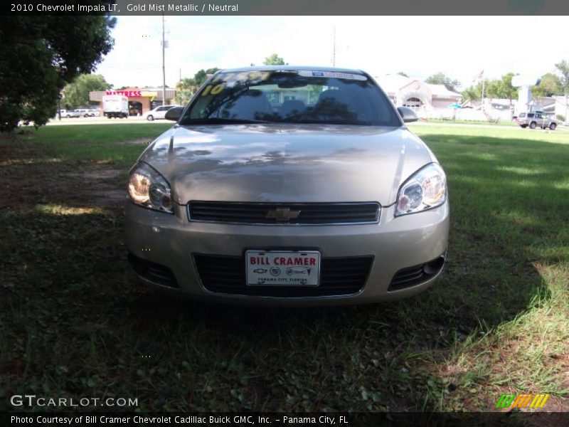 Gold Mist Metallic / Neutral 2010 Chevrolet Impala LT