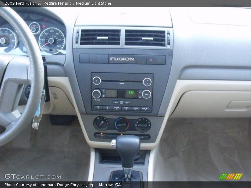 Redfire Metallic / Medium Light Stone 2009 Ford Fusion S