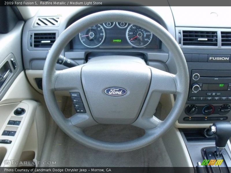 Redfire Metallic / Medium Light Stone 2009 Ford Fusion S