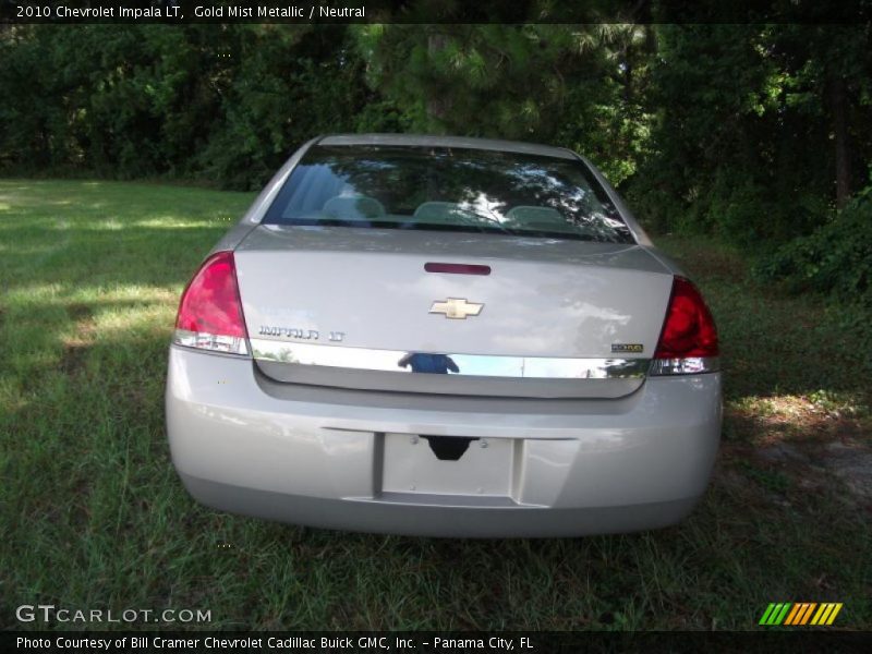 Gold Mist Metallic / Neutral 2010 Chevrolet Impala LT