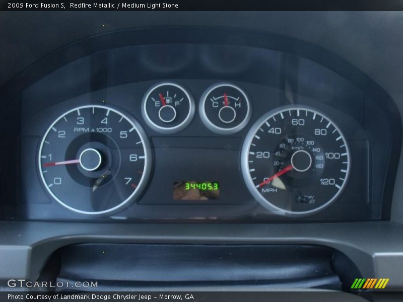 Redfire Metallic / Medium Light Stone 2009 Ford Fusion S