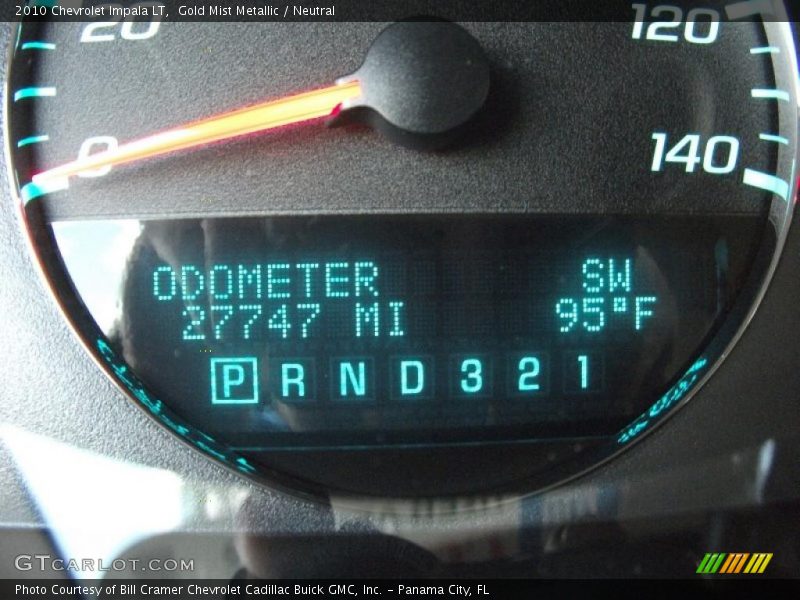 Gold Mist Metallic / Neutral 2010 Chevrolet Impala LT