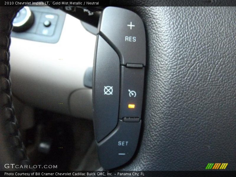 Gold Mist Metallic / Neutral 2010 Chevrolet Impala LT