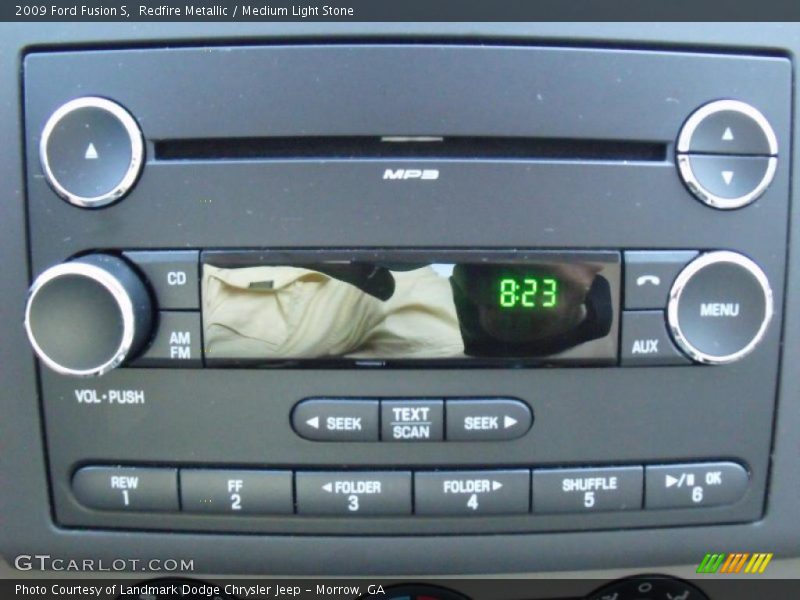 Redfire Metallic / Medium Light Stone 2009 Ford Fusion S