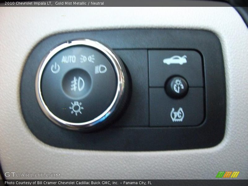 Gold Mist Metallic / Neutral 2010 Chevrolet Impala LT